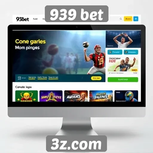 Navegação e usabilidade do site 939 bet